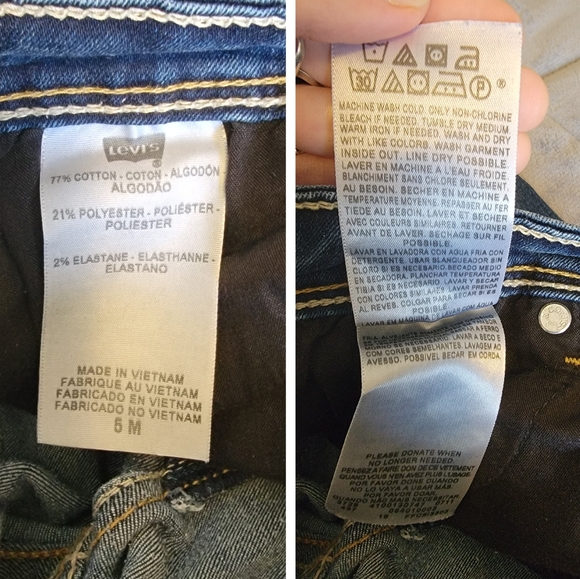 Levi's Denim Curve Low-rise Jeans - Picture 7 of 7